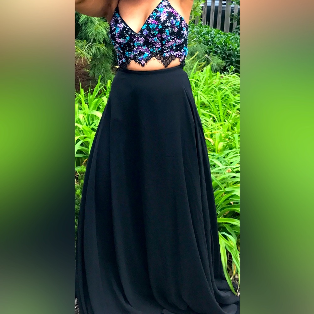 Beautiful 2 Piece Prom Dress